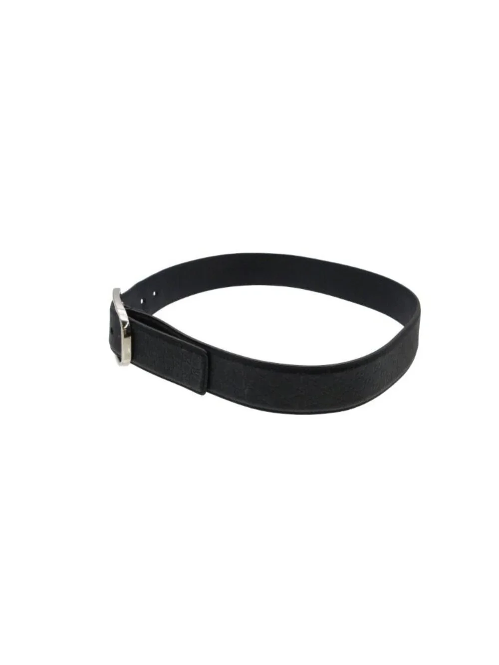 Gucci Belt Leather GG Signature Guccissima Black